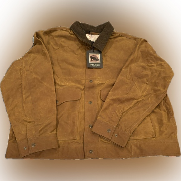 Filson mens tin cloth work jacket new
